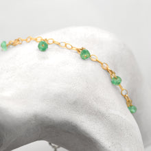 Load image into Gallery viewer, Green Opal Charm Bracelet
