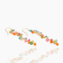 Load image into Gallery viewer, Opal Chain Dangle Earrings
