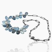 Load image into Gallery viewer, Santa Maria Brazilian Aquamarine Sterling Necklace
