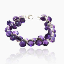 Load image into Gallery viewer, Amethyst Signature Sterling Silver Bracelet
