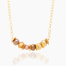 Load image into Gallery viewer, Golden Pearl  Necklace
