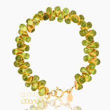 Load image into Gallery viewer, Signature Peridot Gold Bracelet
