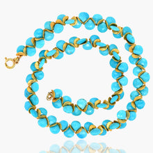 Load image into Gallery viewer, Sleeping Beauty Gold Signature Necklace
