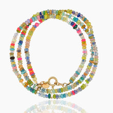 Load image into Gallery viewer, Triple Wrap Bracelet Multi-Colored Opal / Necklace
