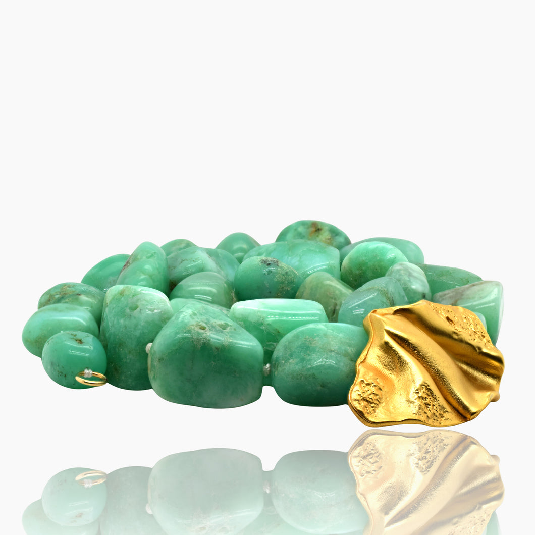 Chunky Chrysoprase Necklace