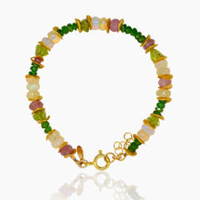 Load image into Gallery viewer, Multi Gem Signature Gold Bracelet II
