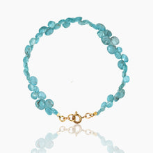 Load image into Gallery viewer, Aqua Apatite Briolette Bracelet
