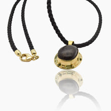 Load image into Gallery viewer, Black Egyptian Scarab Necklace
