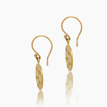 Load image into Gallery viewer, Gold Bouton Ruby Earrings
