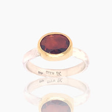 Load image into Gallery viewer, Madeira Citrine Gold and Silver Ring

