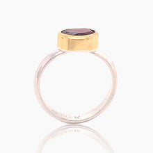 Load image into Gallery viewer, Madeira Citrine Gold and Silver Ring
