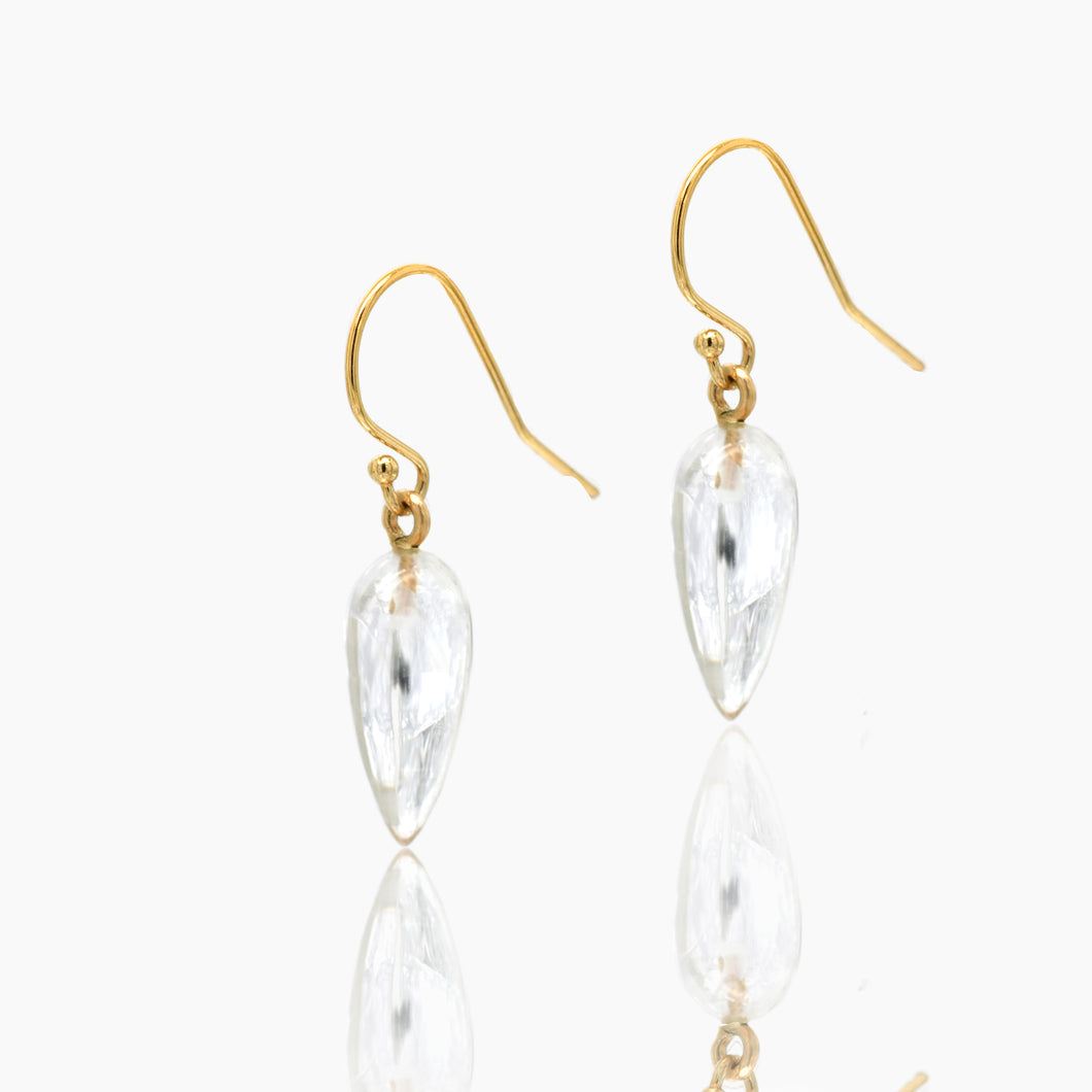 Crystal 18K Drop Earrings