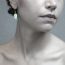 Load image into Gallery viewer, Serpentine Drop Gold Earrings
