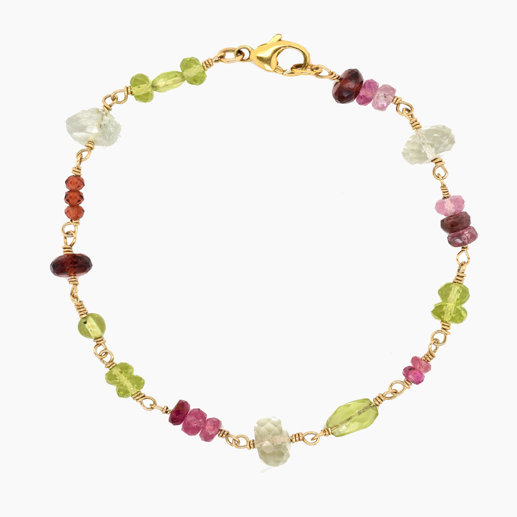 Multi Gem Bracelet