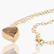Load image into Gallery viewer, Star Rutilated Quartz Gold Necklace
