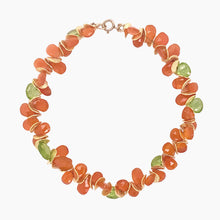 Load image into Gallery viewer, Signature Bracelet in Carnelian and Peridot
