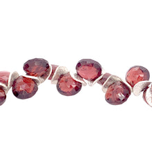 Load image into Gallery viewer, Garnet Sterling Signature Bracelet
