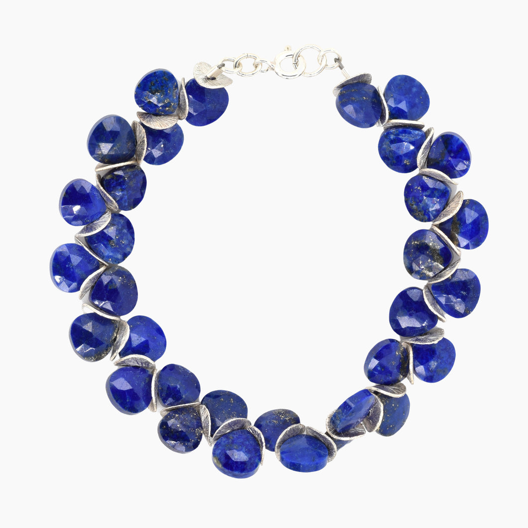 Starry Night Signature Lapis Sterling Bracelet
