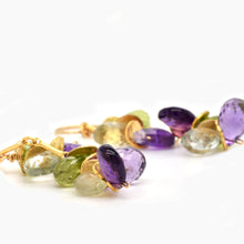 Load image into Gallery viewer, Signature Multi Gem Gold Earrings
