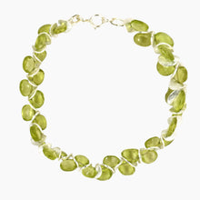 Load image into Gallery viewer, Signature Mini Peridot Sterling Bracelet
