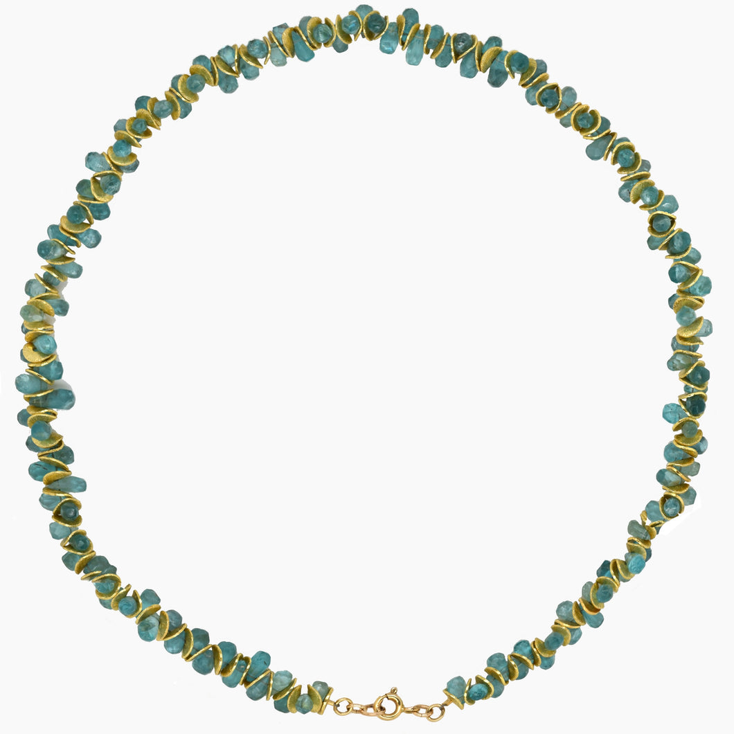 Signature Aqua Apatite Necklace