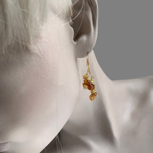 Load image into Gallery viewer, Signature Smooth Hessonite Garnet Earrings
