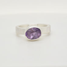 Load image into Gallery viewer, Lavender Amethyst Sterling Ring
