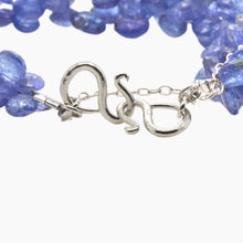 Load image into Gallery viewer, Tanzanite Cluster Bracelet
