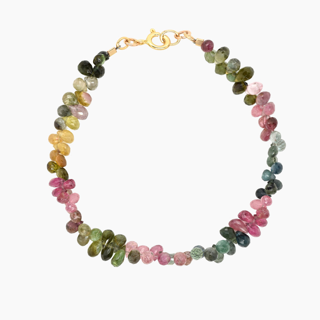 Multi Color Tourmaline Bracelet