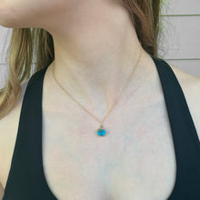 Load image into Gallery viewer, Persian Turquoise Gold Choker
