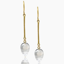 Load image into Gallery viewer, Crystal Drop Gold Earrings
