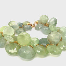 Load and play video in Gallery viewer, Chunky Prehnite Bracelet
