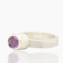 Load image into Gallery viewer, Lavender Amethyst Sterling Ring
