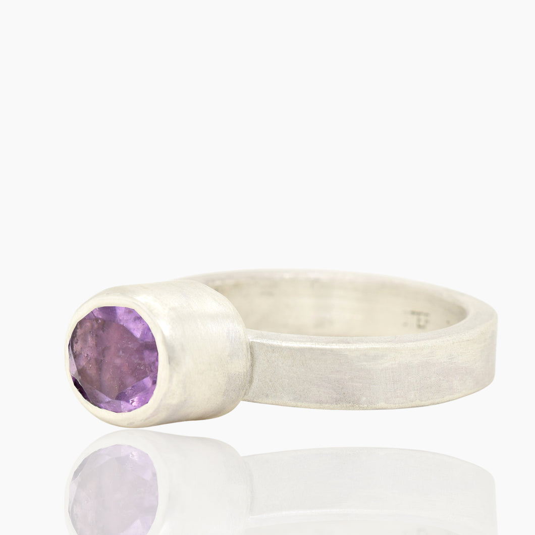 Lavender Amethyst Sterling Ring