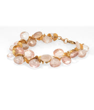 Load image into Gallery viewer, Rose Quartz Briolette Signature Bracelet
