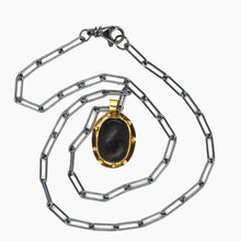 Load image into Gallery viewer, Black Egyptian Scarab Necklace

