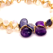 Load image into Gallery viewer, Signature Moonstone Iolite Amethyst Bracelet
